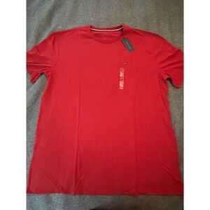 Tommy Hilfiger T-Shirt Mens 2XL Rouge Red Cotton NEW